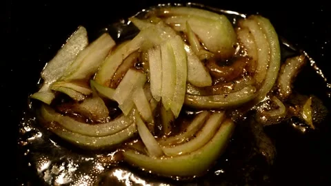 Onion are fried Stock Footage 273123680