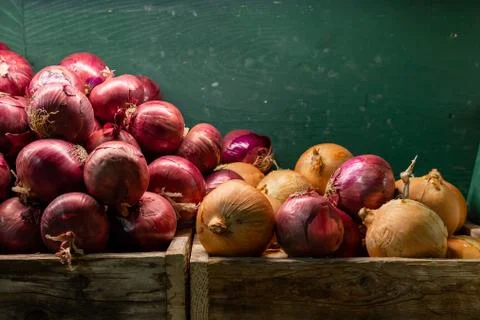 Onion Box Stock Photos