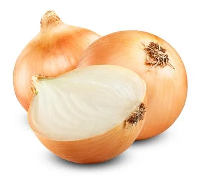 Onion bulbs Foto stock
