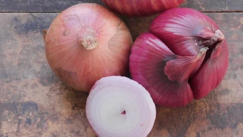 Onion Close Up Stock Footage 108846600