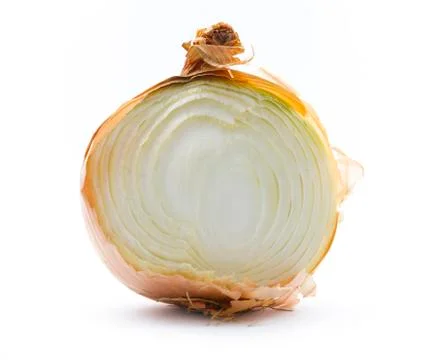 Onion cross section Stock Photos