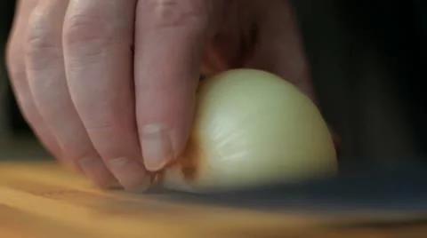 Onion cut Stock Footage 21844463
