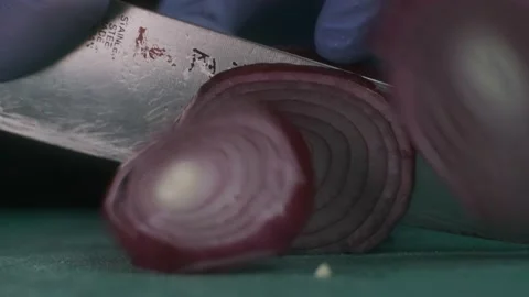 Onion Cutting Stock Footage 170833637