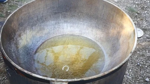 Onion frying in a pan Stock Footage 73530389