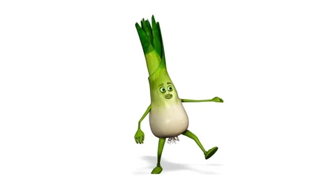 Onion Fun Dancing Looped White Background Stock Footage 171220967