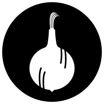 Onion icon vector Stock Illustration