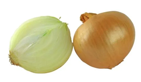 Onion isolated on white background Stock Photos