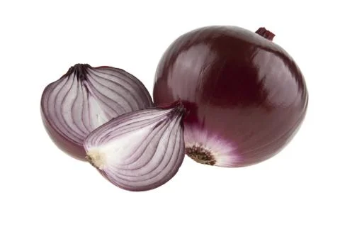 Onion isolated on white background Stock Photos