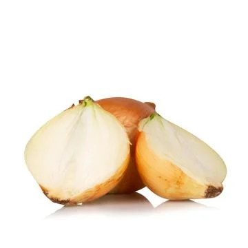 Onion isolated on white background Stock Photos