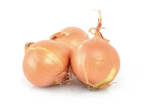 Onion isolated on white Stock Photos