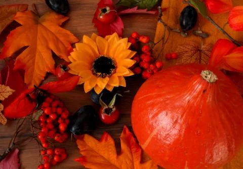 Onion leaves orange color table kitchen Stock Photos