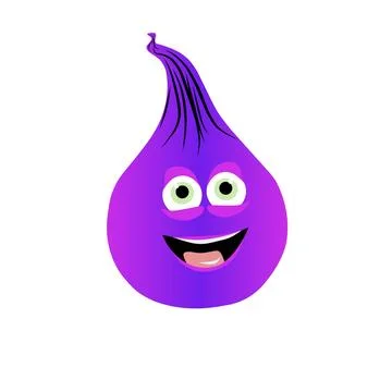 Onion logo vector illustration animation Stock Illustration