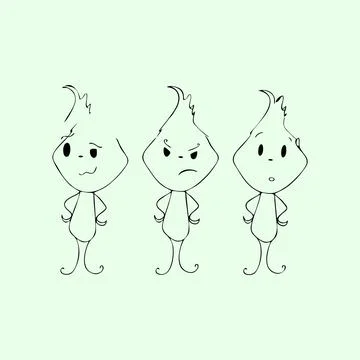 Onion man Stock Illustration