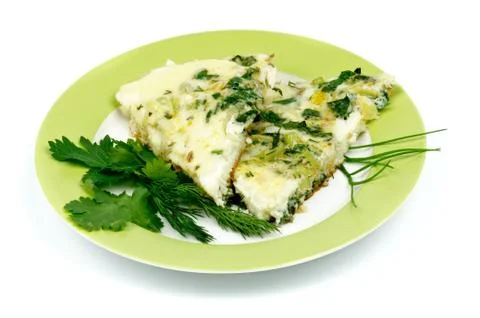 Onion Omelet Stock Photos