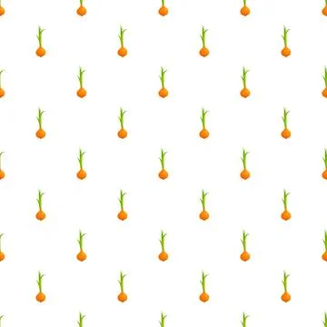 Onion pattern creating a seamless food background design イラスト素材