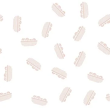 Onion plate glyph vector seamless pattern Stock Illustration
