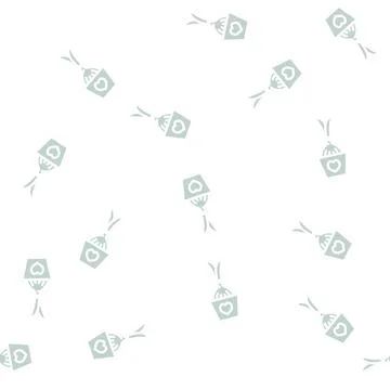 Onion pot growing glyph vector seamless pattern Stock Illustration