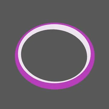 Onion ring isolated illustration useful for food designs Ilustração Stock