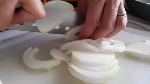 Onion rings Stock Footage 79599902