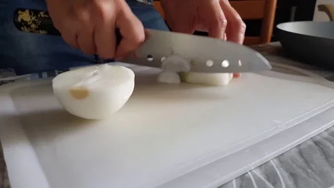 Onion rings Stock Footage 79599903