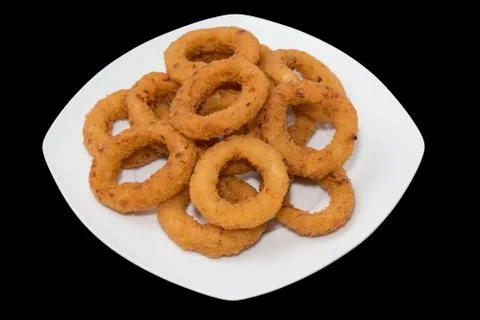 Onion Rings Foto stock