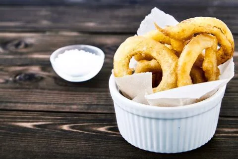 Onion rings Stock Photos