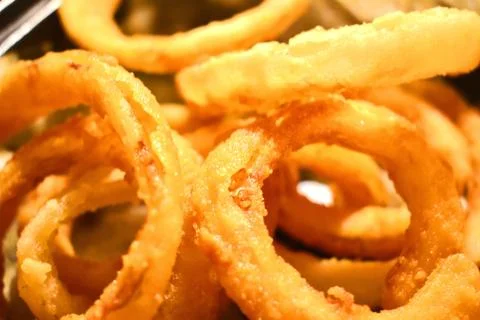 Onion Rings Foto stock