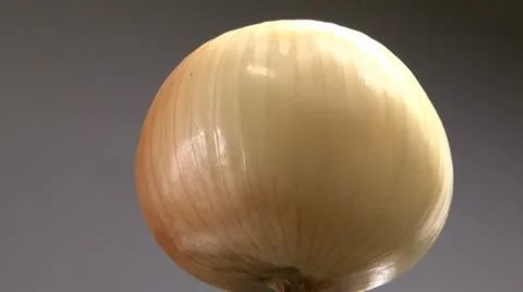 Onion, rotate Stock Footage 10730350