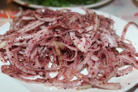 Onion salad Foto stock