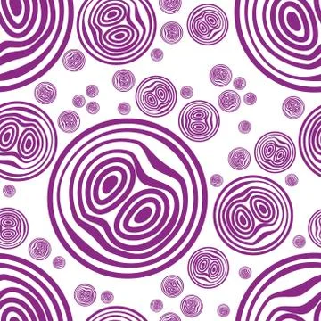 Onion seamless pattern Stock Illustration