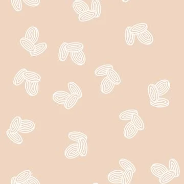 Onion slice food cut line seamless pattern Stock Illustration