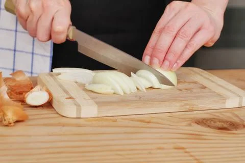 Onion slice Stock Photos