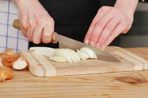 Onion slice Stock Photos