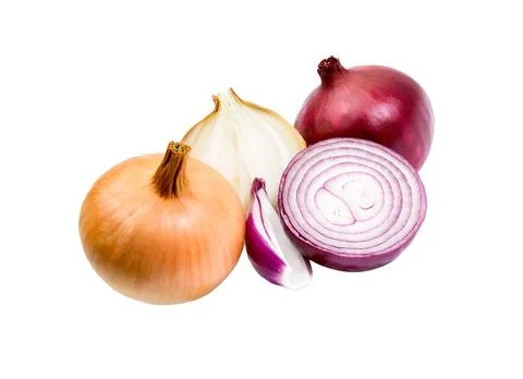 Onion slice Stock Photos