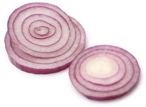 Onion sliced Stock Photos