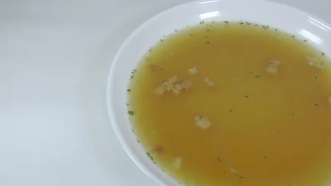 Onion soup Stock Footage 147898177