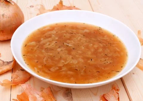 Onion soup Stock Photos