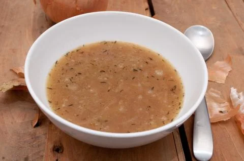 Onion soup Stockfoto's