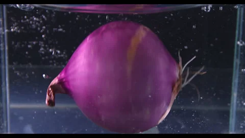 Onion splash footage 2 Video stock 227086436