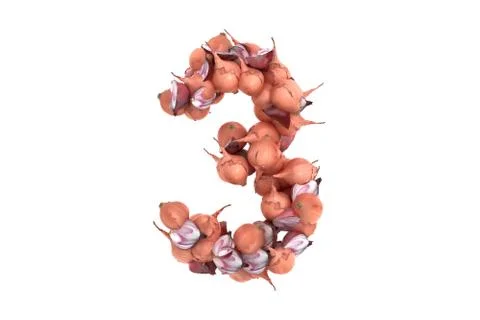 Onion symbol 3 on white background Stock Illustration