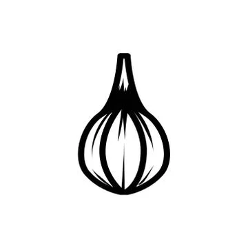 Onion vector design template illustration Stock Illustration