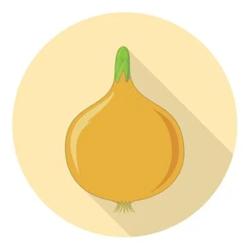 Onion Vegetable Plant Stock Illustration