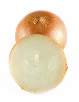 Onion on a white background Stock Photos