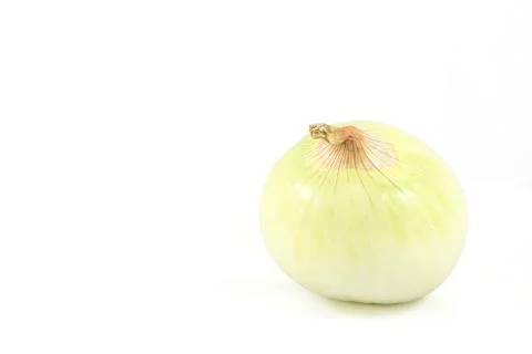 Onion on White Background Foto stock