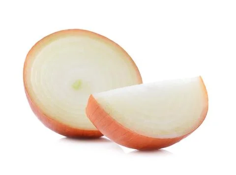 Onion  on white background Stock Photos