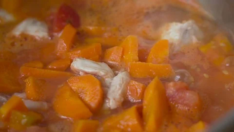 Onions and carrots 스톡 동영상 80103202