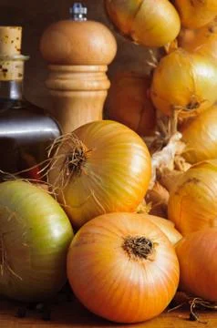 Onions Foto stock