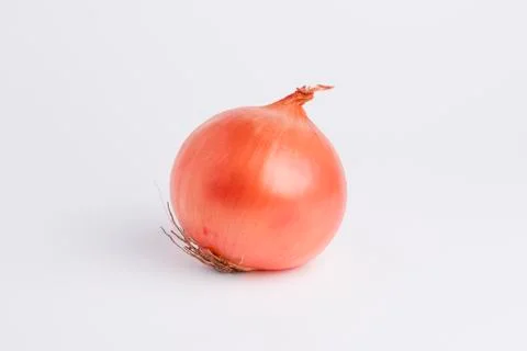 The  onions on a white background. Foto stock