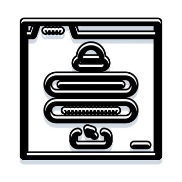 Online account login interface with user information Stock Illustration
