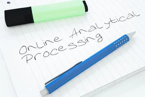 Online Analytical Processing Stock Illustration